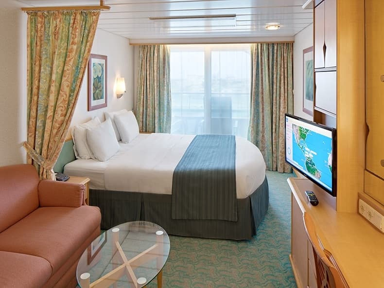 Adventure of the Seas Ocean View Balcony Quad Gty
