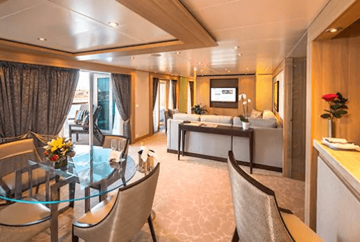 Seabourn Quest Wintergarden Suite