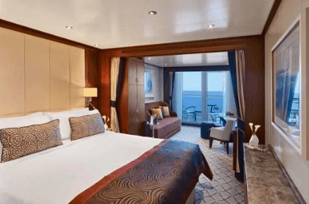 Seabourn Encore Balcony cabin