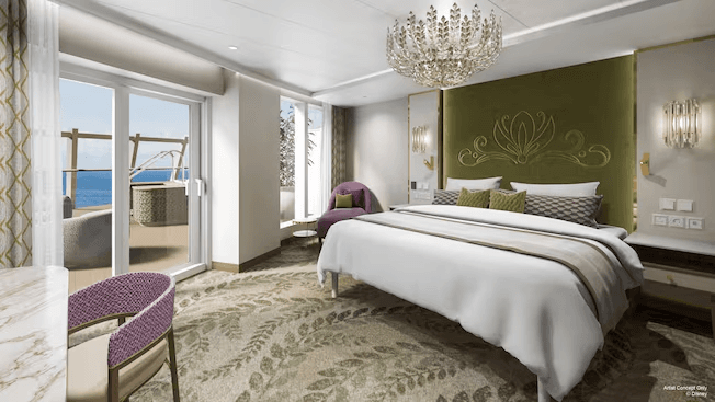 Disney Adventure Concierge Royal Suite with Oceanview Verandah