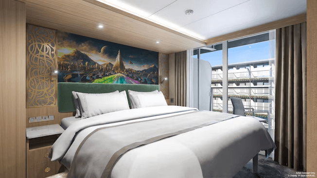 Disney Adventure Concierge Family Stateroom with Garden View Verandah
