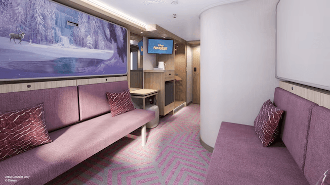 Disney Adventure Oceanview Stateroom