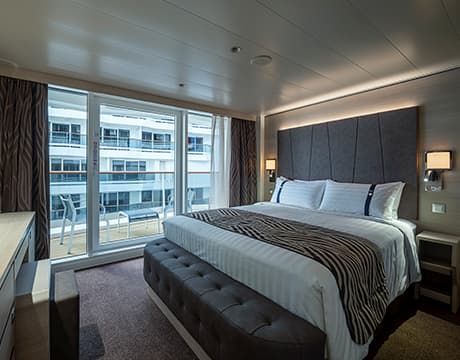 MSC World Asia Deluxe Balcony With Promenade View Fantastica