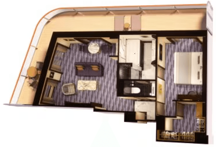 Queen Anne Suite cabin