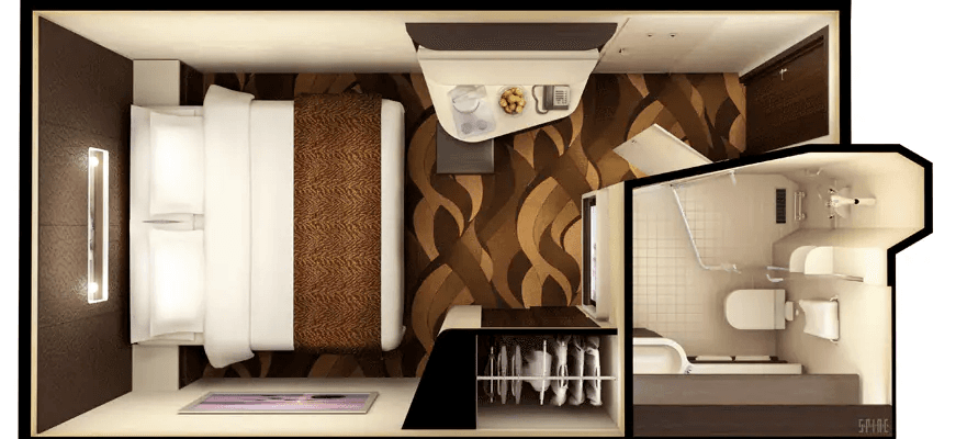 Norwegian Escape Inside cabin