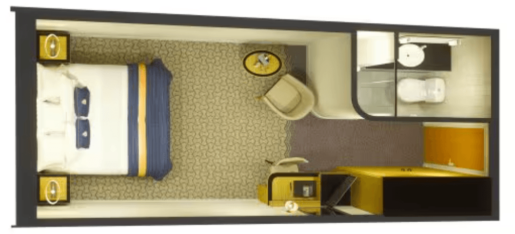 Queen Elizabeth Inside cabin