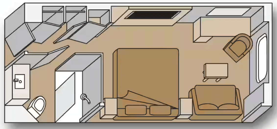 Nieuw Statendam Oceanview / Outside cabin