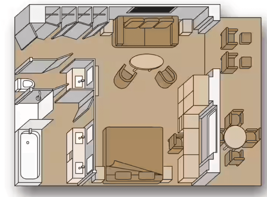 Nieuw Statendam Suite cabin
