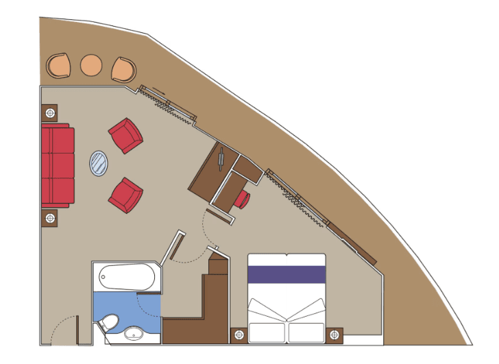 MSC Divina Suite cabin
