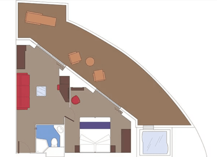 MSC Euribia Suite cabin