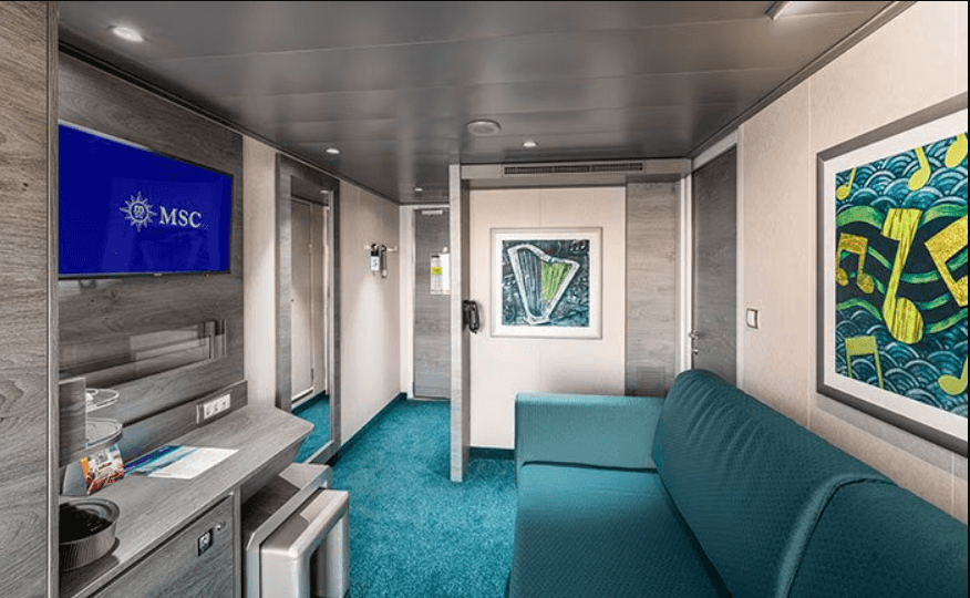 MSC Euribia Balcony cabin