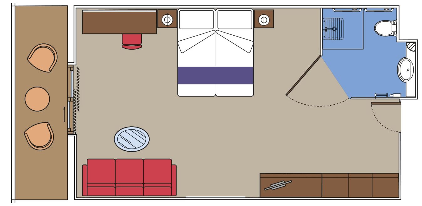 MSC Fantasia Suite cabin