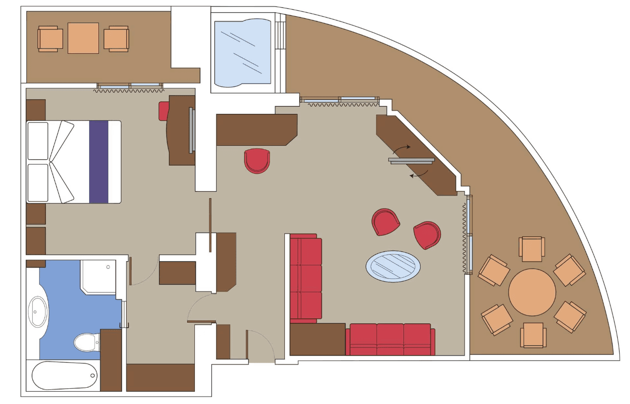 MSC Grandiosa Suite cabin
