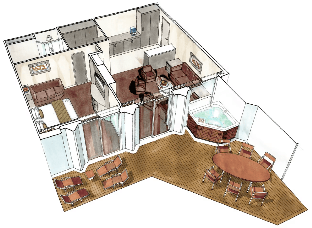 MSC Grandiosa Suite cabin