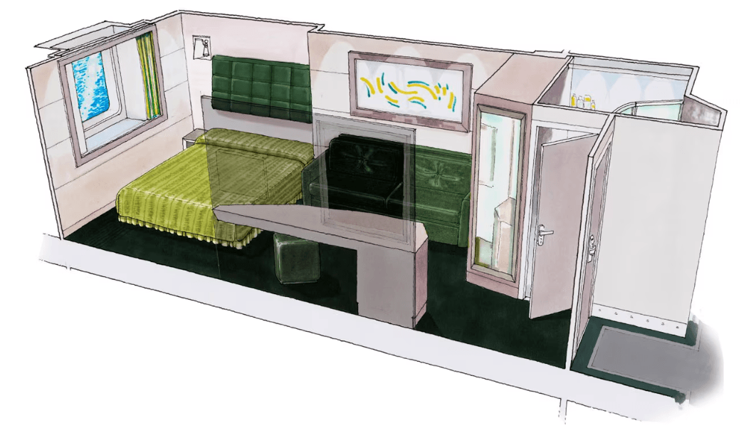 MSC Grandiosa Oceanview / Outside cabin