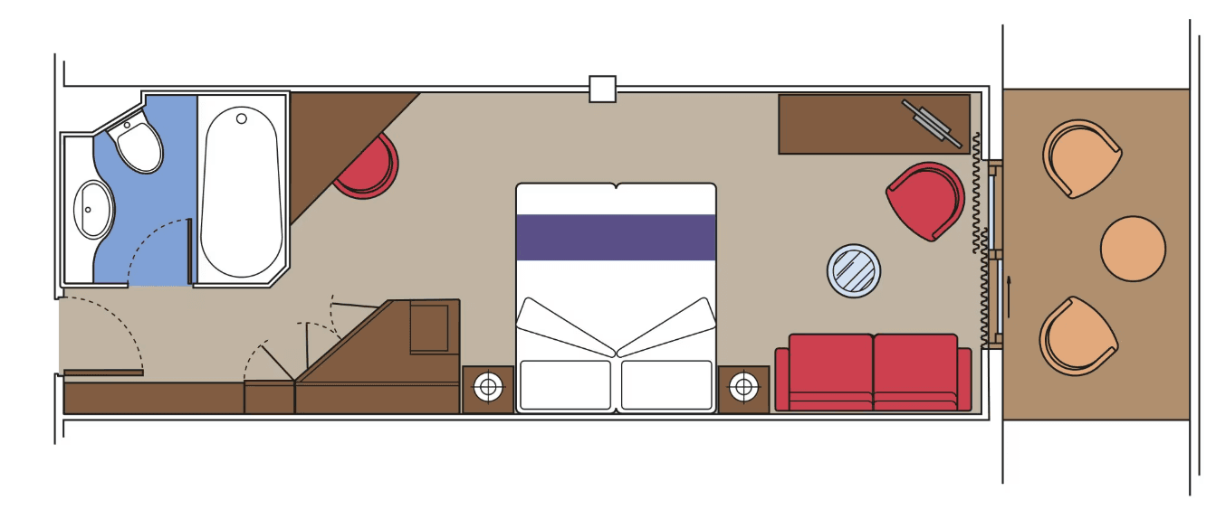 MSC Lirica Suite cabin