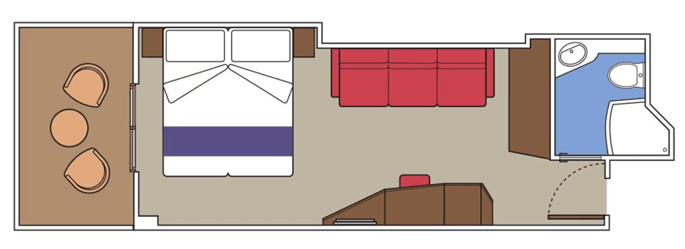 MSC Meraviglia Balcony cabin