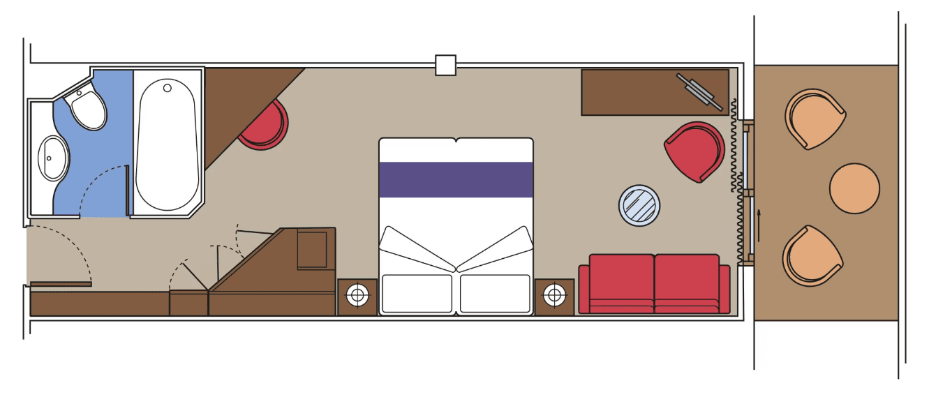 MSC Opera Suite cabin