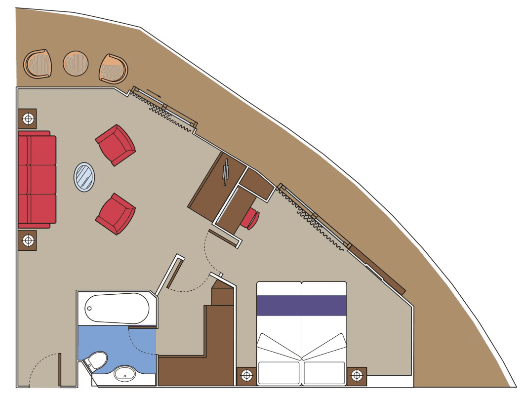 MSC Preziosa Suite cabin