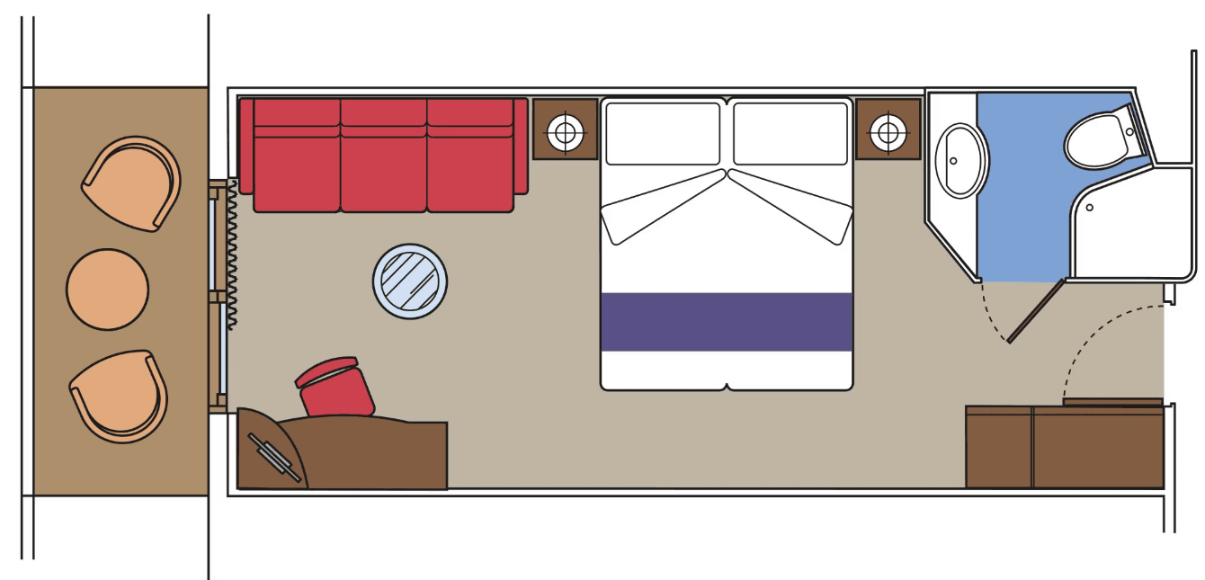 MSC Preziosa Balcony cabin
