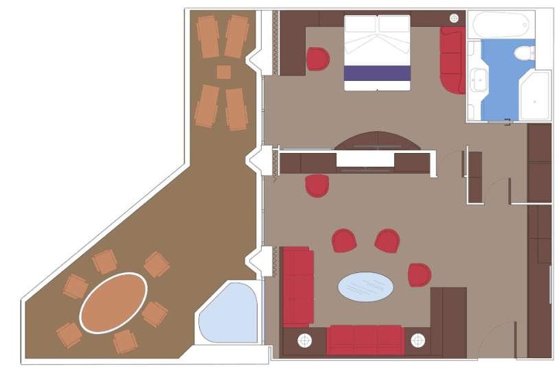 MSC Seaview Suite cabin