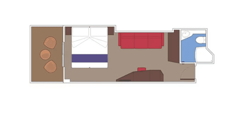 MSC Virtuosa Balcony cabin