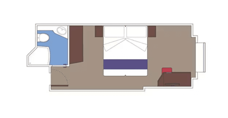 MSC Virtuosa Oceanview / Outside cabin