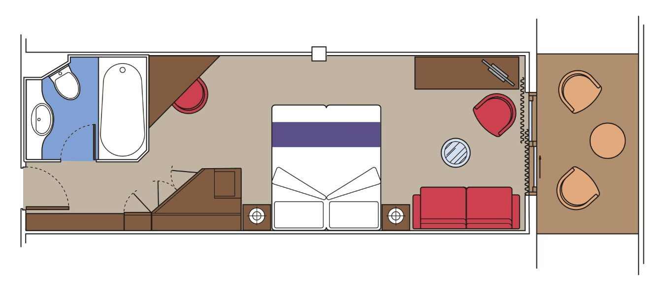 MSC Sinfonia Suite cabin