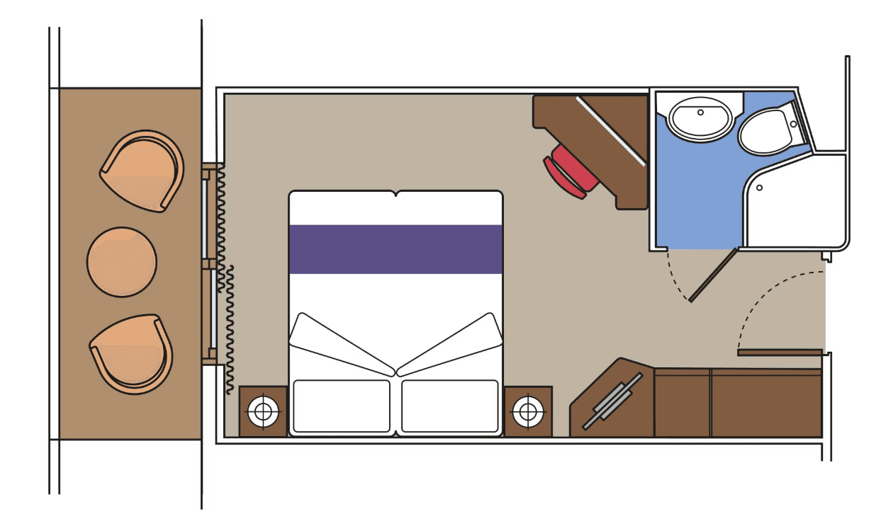 MSC Sinfonia Balcony cabin