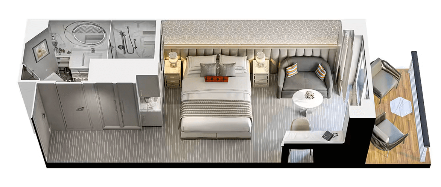 Allura Balcony cabin