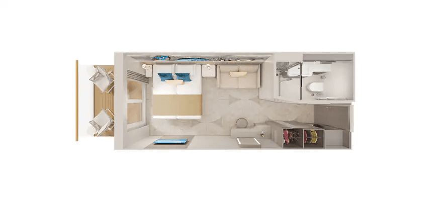 Norwegian Prima Balcony cabin