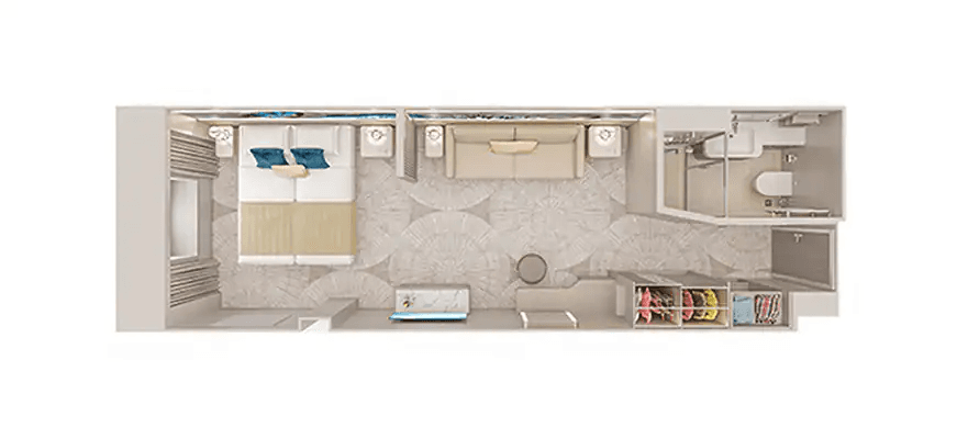 Norwegian Prima Oceanview / Outside cabin