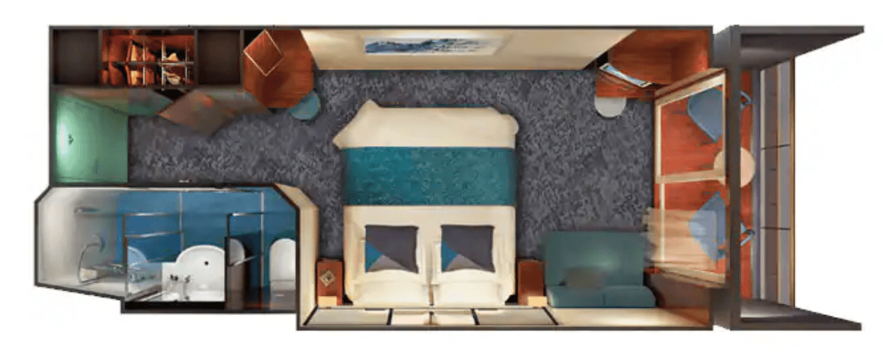 Norwegian Jade Balcony cabin