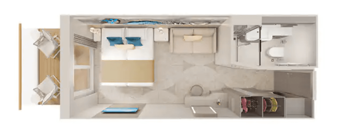 Norwegian Viva Balcony cabin