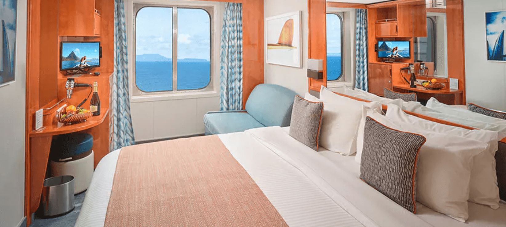 Pride of America Oceanview with Picture Window