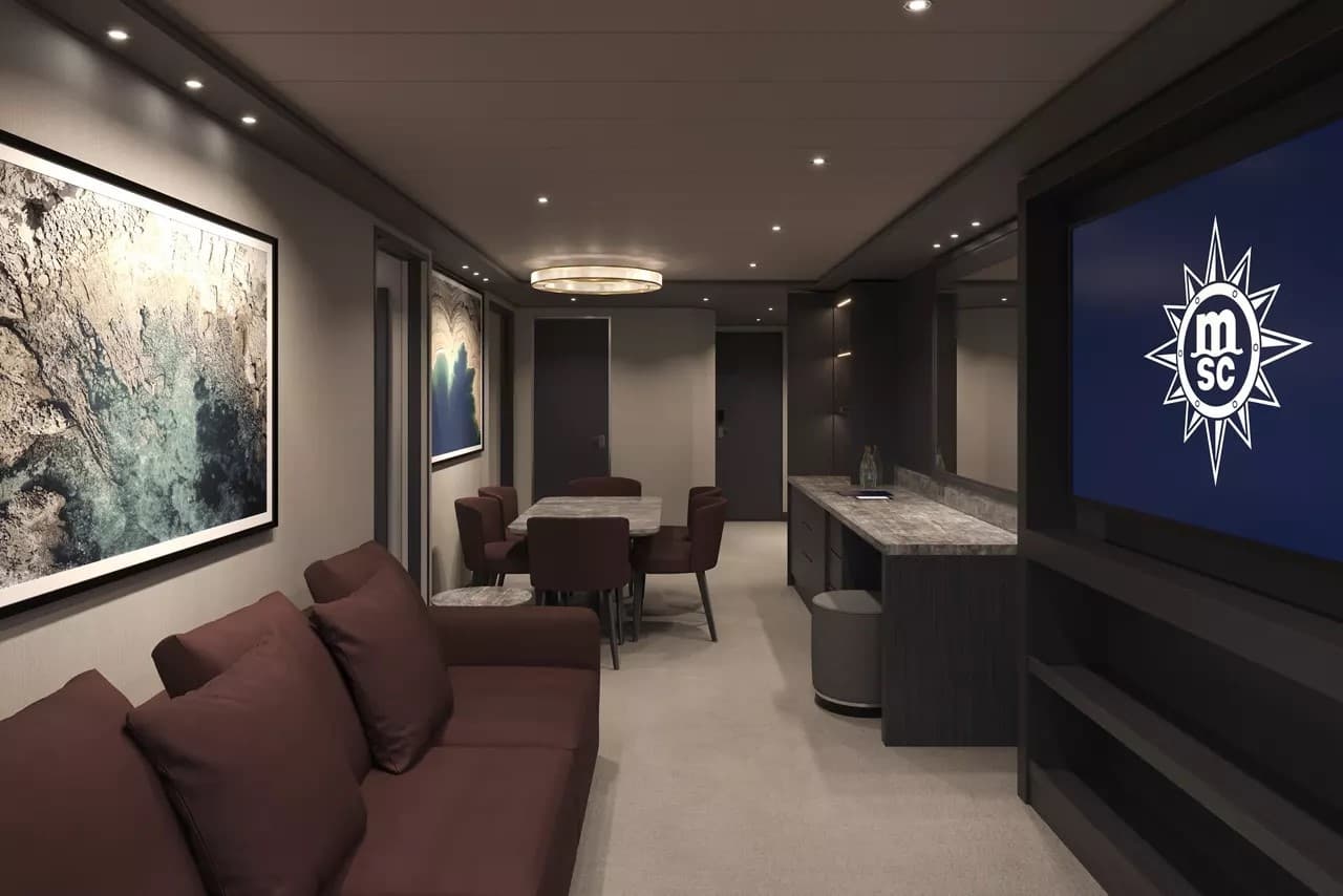 MSC Poesia Suite cabin