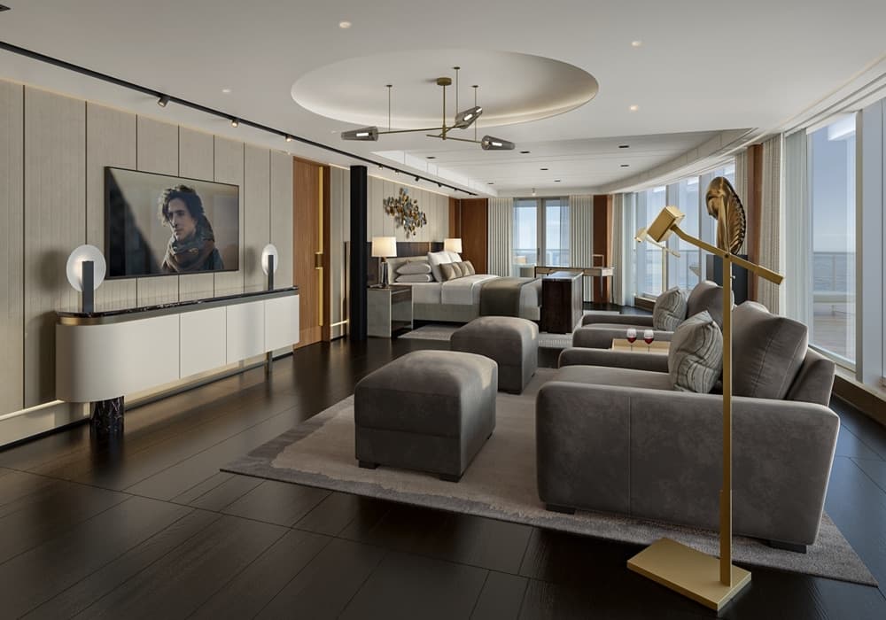 Seven Seas Prestige Suite cabin