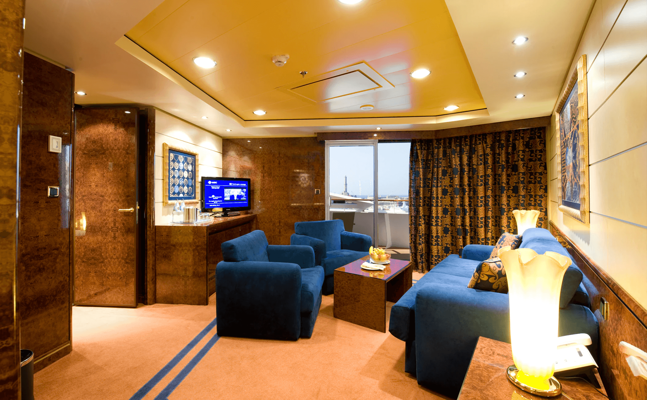 MSC Splendida Msc Yacht Club Yacht Club Executive and Family Suite with Balcony