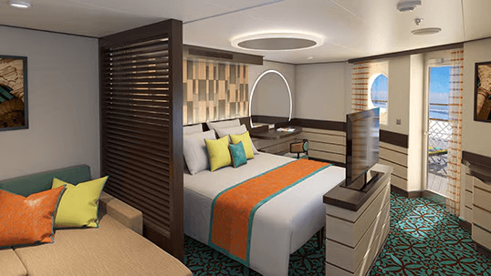 Carnival Celebration Havana Cabana Corner Suite