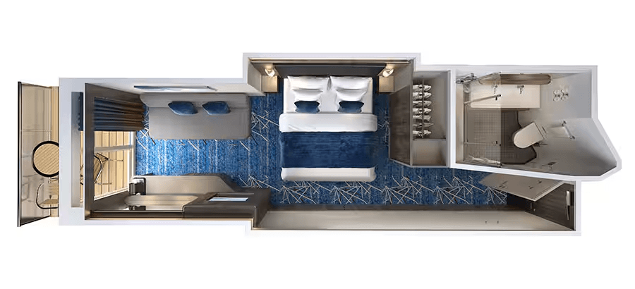 Norwegian Joy Suite cabin