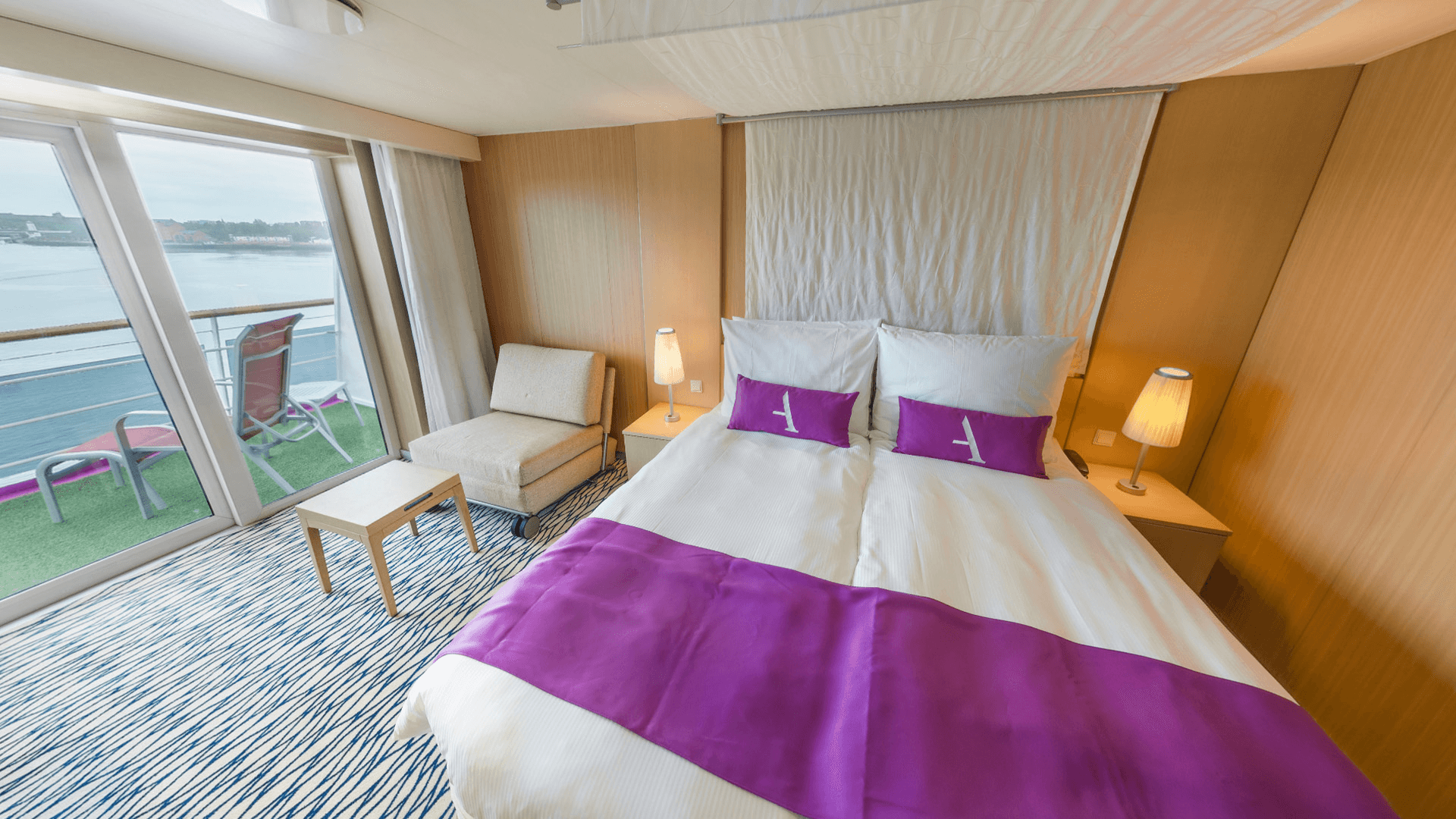 Ambition Balcony Cabin (Aft - Deck 10)