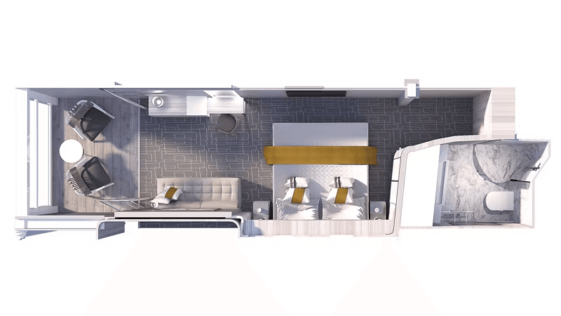 Celebrity Xcel Balcony cabin