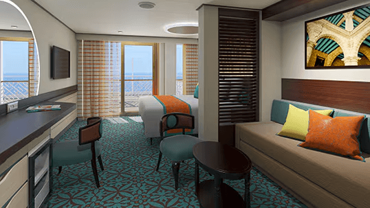 Carnival Celebration Suite cabin