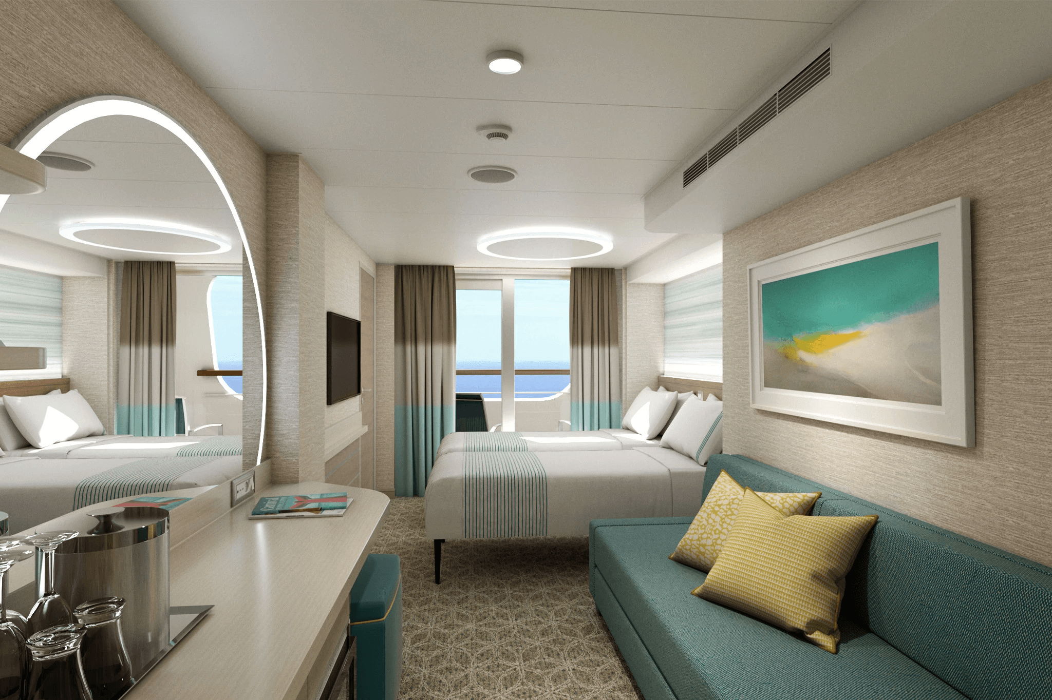 Mardi Gras Balcony cabin