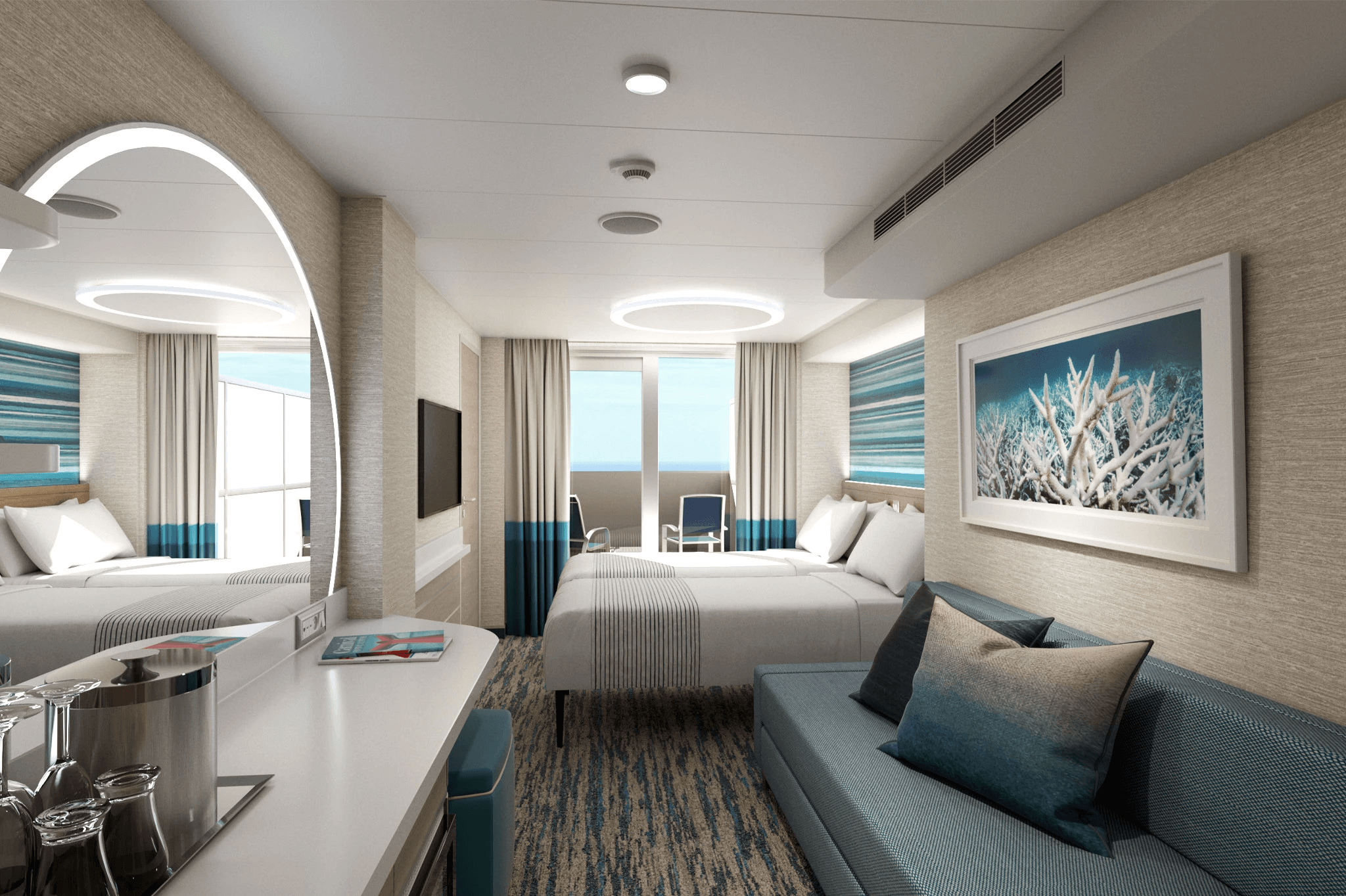 Mardi Gras Balcony cabin