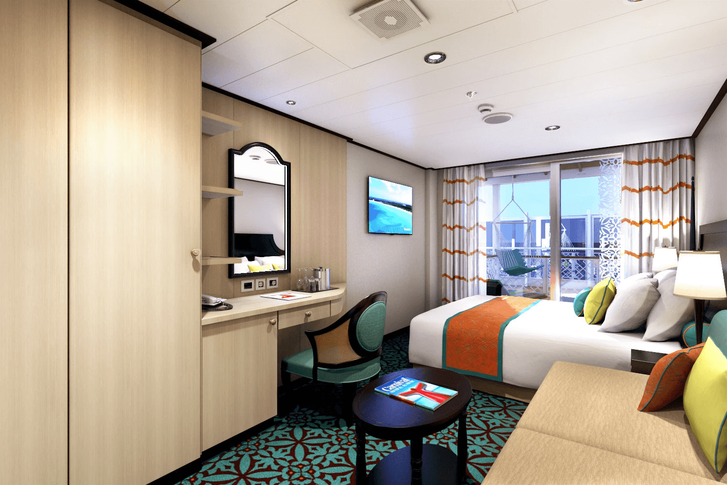 Carnival Horizon Oceanview cabin