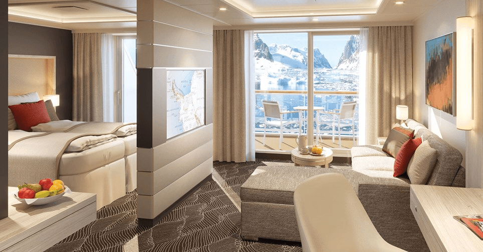 National Geographic Endurance Suite cabin