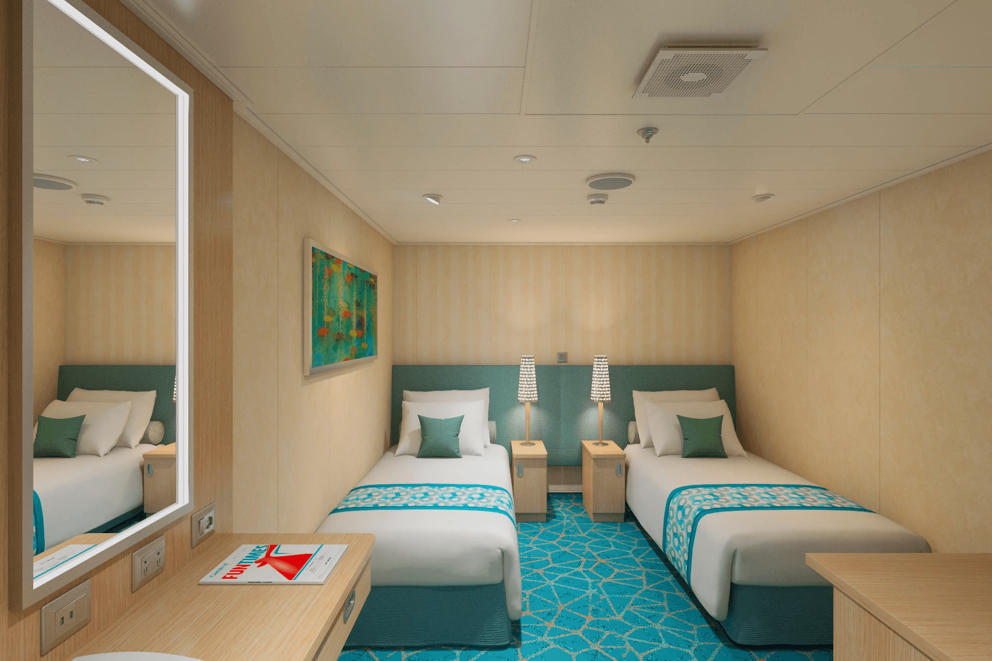 Carnival Vista Inside cabin