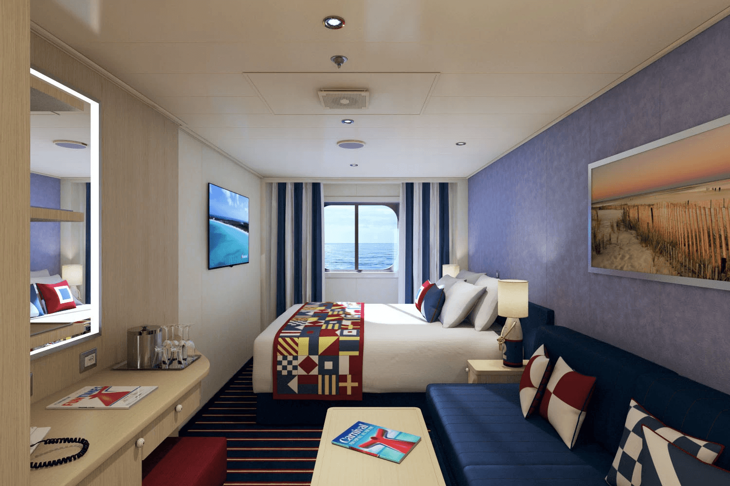 Carnival Vista Oceanview cabin