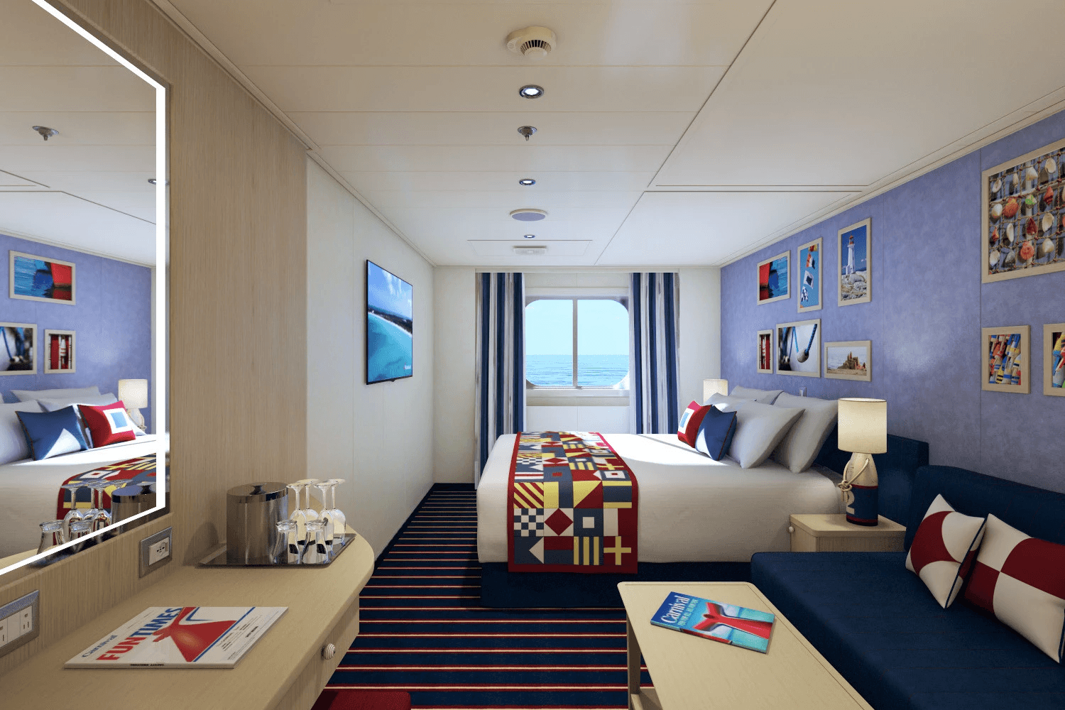 Carnival Vista Oceanview cabin